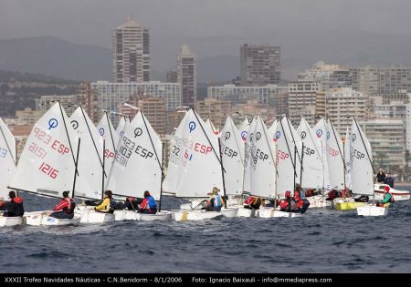 Optimist en el Trofeo Navidades Náuticas de Benidorm 2007