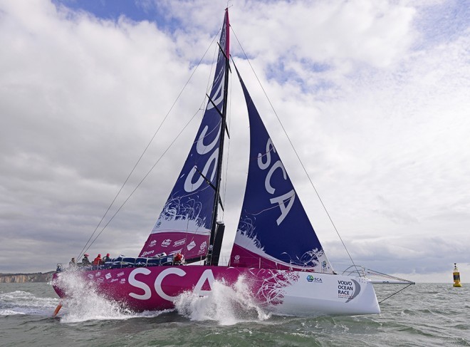 Team SCA depart Southampton, UK for their training base in Lanzarote, Spain
