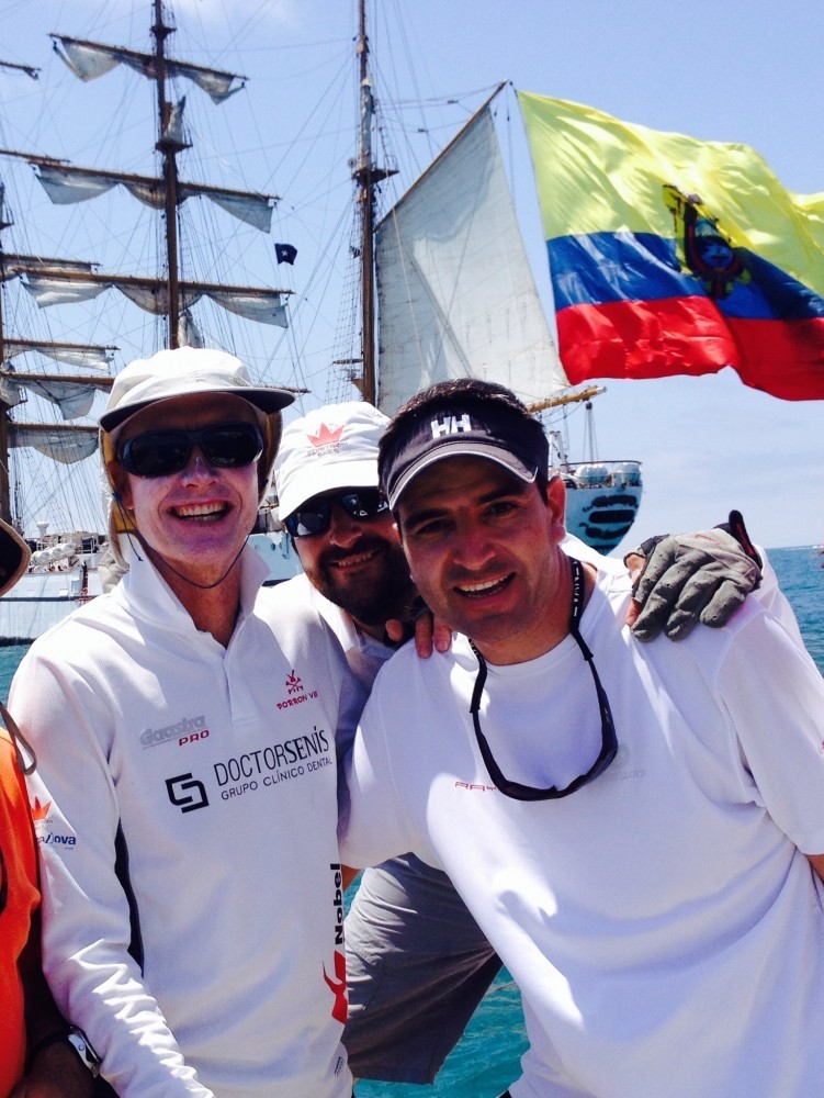 Axel Rodger, Rafael y Manuel de Tomás, campeones en la Copa Oceánica Galápagos en Ecuador