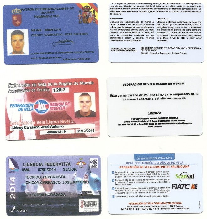 PER-CARNET INSTRUCTOR II-LICENCIA 2014