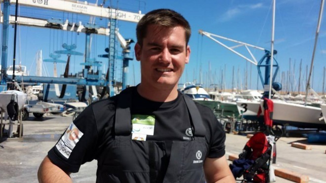 Rafa Andarias en tierra