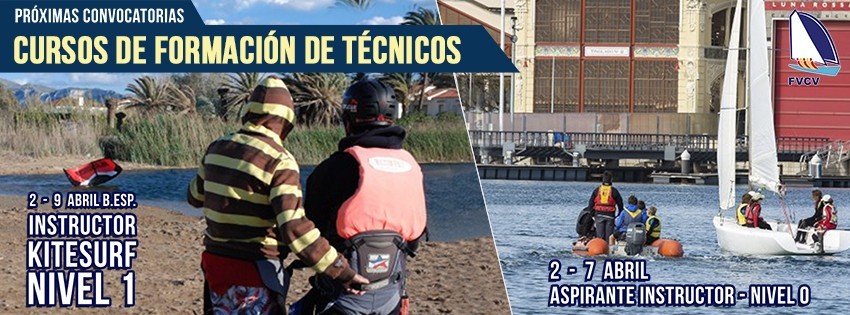 Ya están abiertas las convocatorias de formación: Instructor de Nivel 1 de KiteSurf y aspirante a Instructor Técnico de Nivel 0