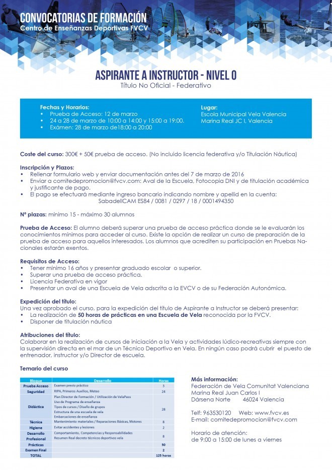 Curso Aspirante a Instructor Marzo 2016