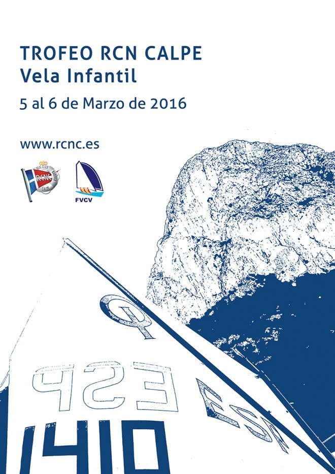 cartel trofeo vela infantil