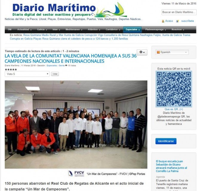 diario maritimo un mar de campeones